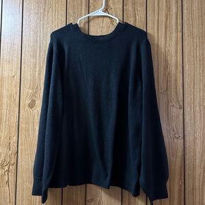 Black Amazon Essentials Sweater